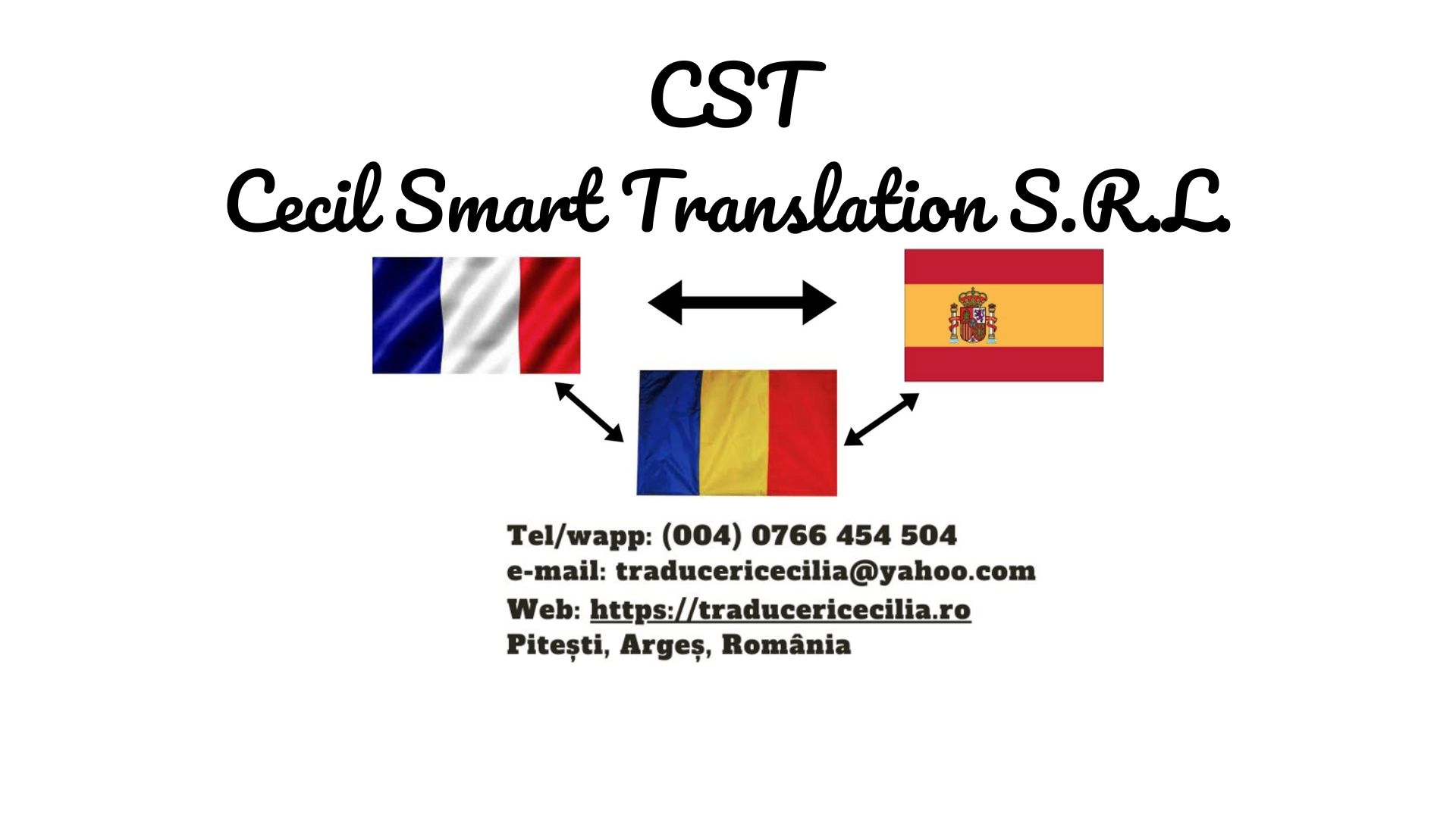 Traducator Rosu Elena - Cecilia, Arges